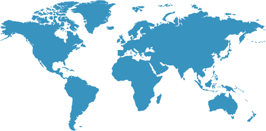 World map showing North America, Latin America, EMEA and APAC
